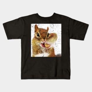 CUTE SQUIRREL FACE Kids T-Shirt